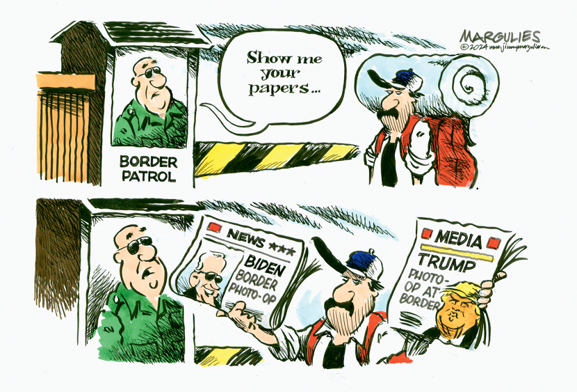 BIDEN AND TRUMP BORDER VISITS