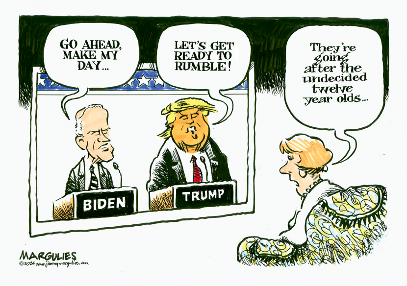 BIDEN AND TRUMP DEBATE