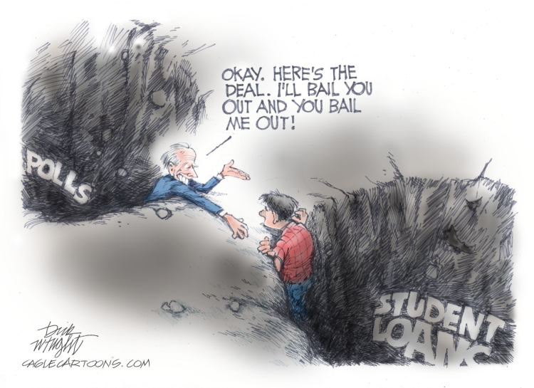 BIDEN FORGIVES STUDENT DEBT