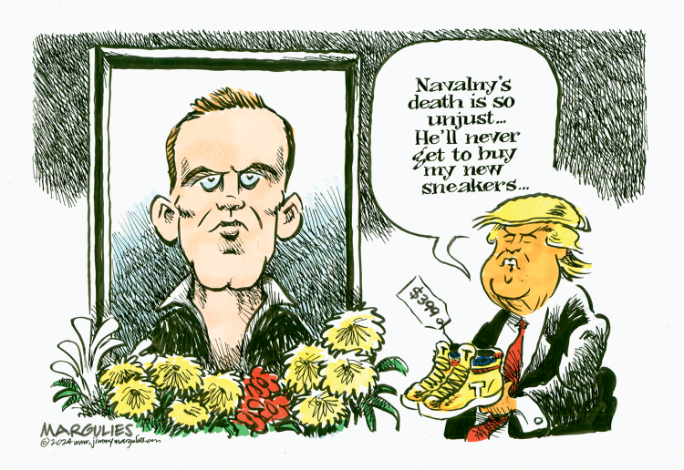TRUMP REACTION TO NAVALNY DEATH