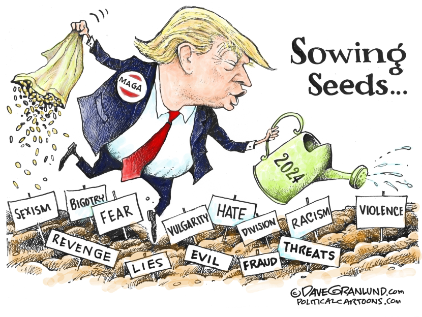 TRUMP SPRING PLANTING 2024