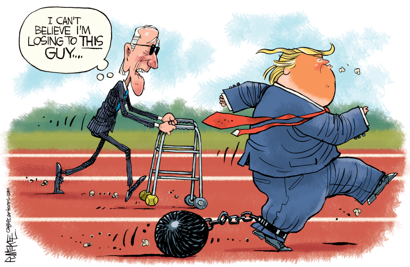 BIDEN TRUMP RACE
